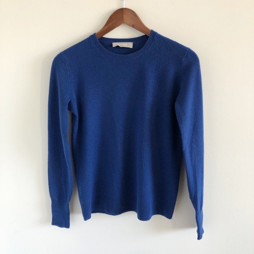 Everlane Cashmere Blue Crew Neck Sweater XS
